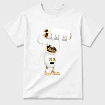 3D Paint Roller Graphic T-Shirt sneaker match tee designed for the Air Jordan 11 Mother's Day, featuring coordinated color options for a perfect streetwear match. White 2 shirt.