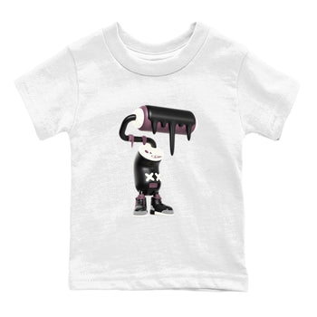 3s A Ma Maniere x Black shirts to match jordans 3D Paint Roller sneaker match tees A Ma Maniere x Air Jordan 3 _hile You Were Sleeping_neaker Release Tees Youth Baby White 2 crew neck shirts