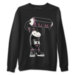 3s A Ma Maniere x Black shirts to match jordans 3D Paint Roller sneaker match tees A Ma Maniere x Air Jordan 3 _hile You Were Sleeping_neaker Release Tees unisex cotton Black 2 crew neck shirts