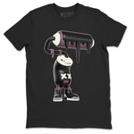 3s A Ma Maniere x Black shirts to match jordans 3D Paint Roller sneaker match tees A Ma Maniere x Air Jordan 3 _hile You Were Sleeping_neaker Release Tees unisex cotton Black 2 crew neck shirts