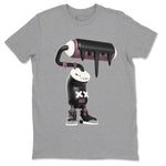 3s A Ma Maniere x Black shirts to match jordans 3D Paint Roller sneaker match tees A Ma Maniere x Air Jordan 3 _hile You Were Sleeping_neaker Release Tees unisex cotton Heather Grey 2 crew neck shirts