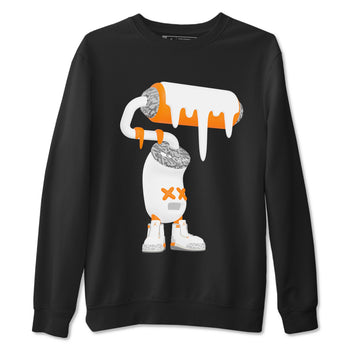 3s Georgia Peach shirt to match jordans 3D Paint Roller sneaker tees Air Jordan 3 Georgia Peach SNRT Sneaker Release Tees unisex cotton Black 2 crew neck shirt