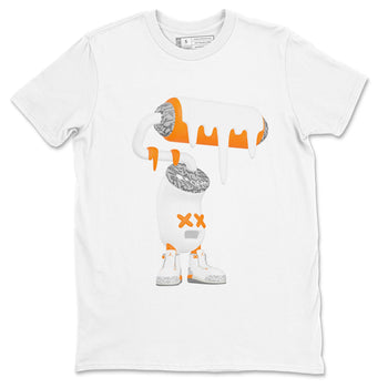 3s Georgia Peach shirt to match jordans 3D Paint Roller sneaker tees Air Jordan 3 Georgia Peach SNRT Sneaker Release Tees unisex cotton White 2 crew neck shirt