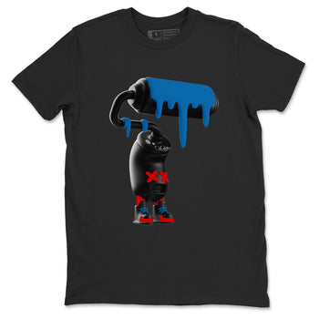 3D Paint Roller sneaker match t-shirt styled to complete your fit with the Air Jordan 3 Rare Air sneakers, shown in Black 2.