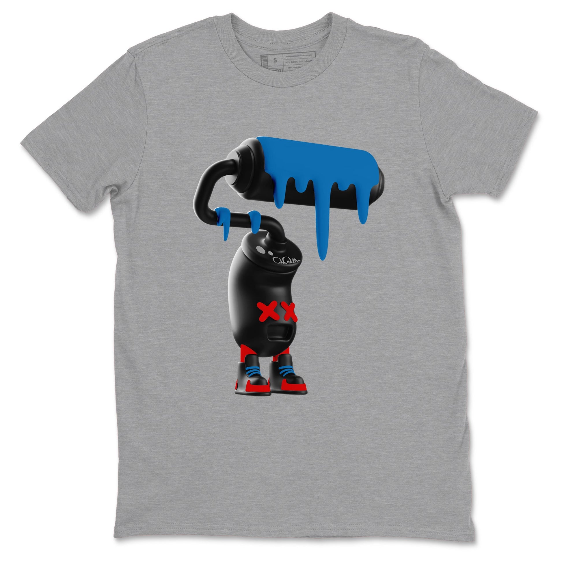 3D Paint Roller sneaker match t-shirt styled to complete your fit with the Air Jordan 3 Rare Air sneakers, shown in Heather Grey 2.