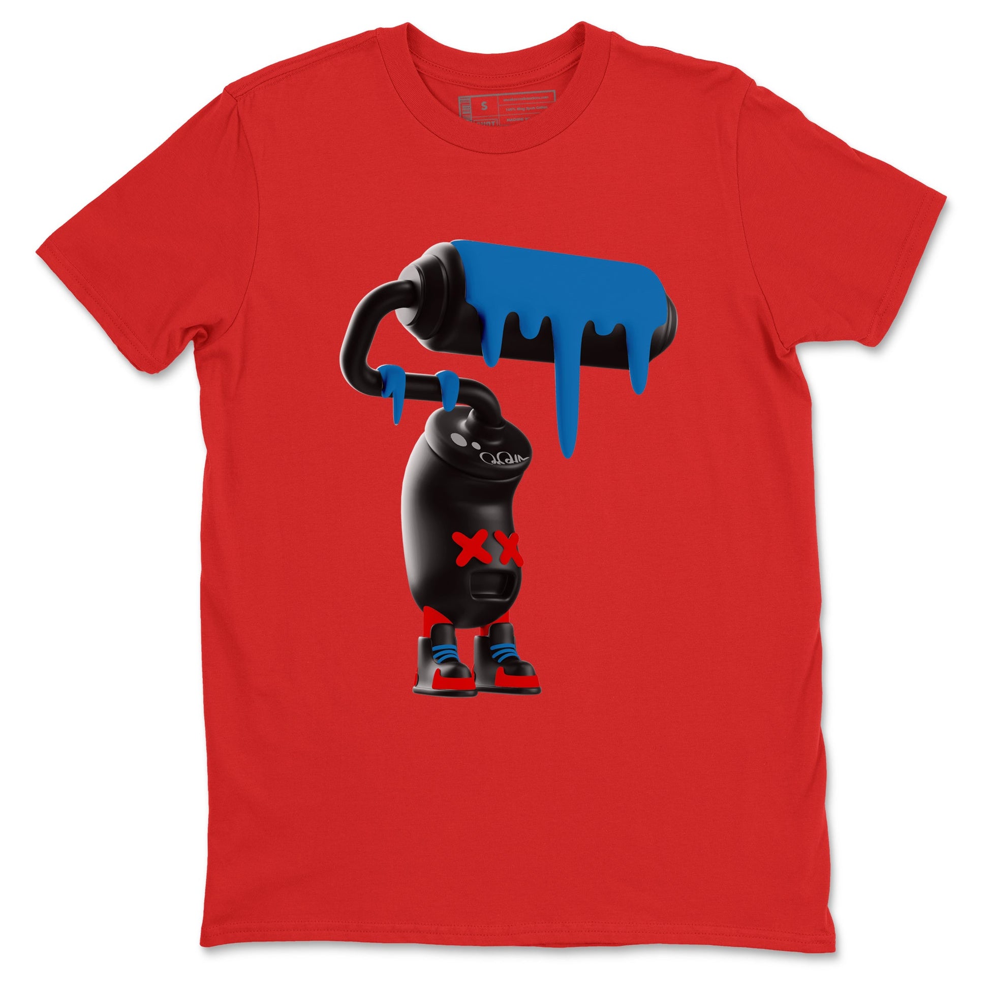 3D Paint Roller sneaker match t-shirt styled to complete your fit with the Air Jordan 3 Rare Air sneakers, shown in Red 2.