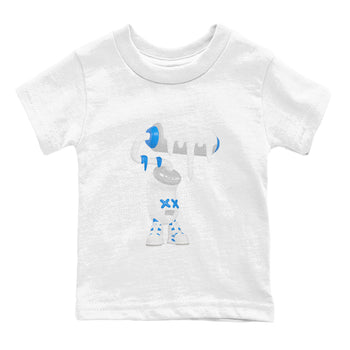 Air Jordan 4 Industrial Blue shirt to match jordans 3D Paint Roller sneaker tees Air Jordan 4 Military Blue SNRT sneaker release tees baby toddler White 2 cotton Shirt