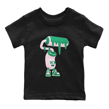 Dunk Low Medium Soft Pink Malachite shirt to match jordans 3D Paint Roller sneaker tees Dunk Retro SE Medium Soft Pink Malachite SNRT sneaker release tees baby toddler Black 2 cotton Shirt