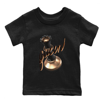 Foams One Metallic Copper shirts to match jordans 3D Queen sneaker match tees Air Foamposite One Metallic Copper match shoes to clothes SNRT Sneaker Tees Youth Baby Black 2 tee