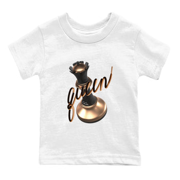 Foams One Metallic Copper shirts to match jordans 3D Queen sneaker match tees Air Foamposite One Metallic Copper match shoes to clothes SNRT Sneaker Tees Youth Baby White 2 tee