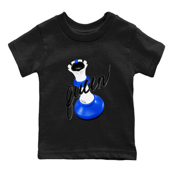 AJ1 Game Royal shirt to match jordans 3D Queen sneaker tees Air Jordan 1 Game Royal SNRT sneaker release tees baby toddler Black 2 cotton Shirt