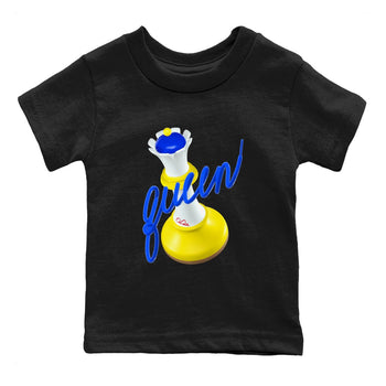 1s Travis Scott Canary shirt to match jordans 3D Queen sneaker tees Air Jordan 1 Travis Scott Canary SNRT sneaker release tees baby toddler Black 2 cotton Shirt