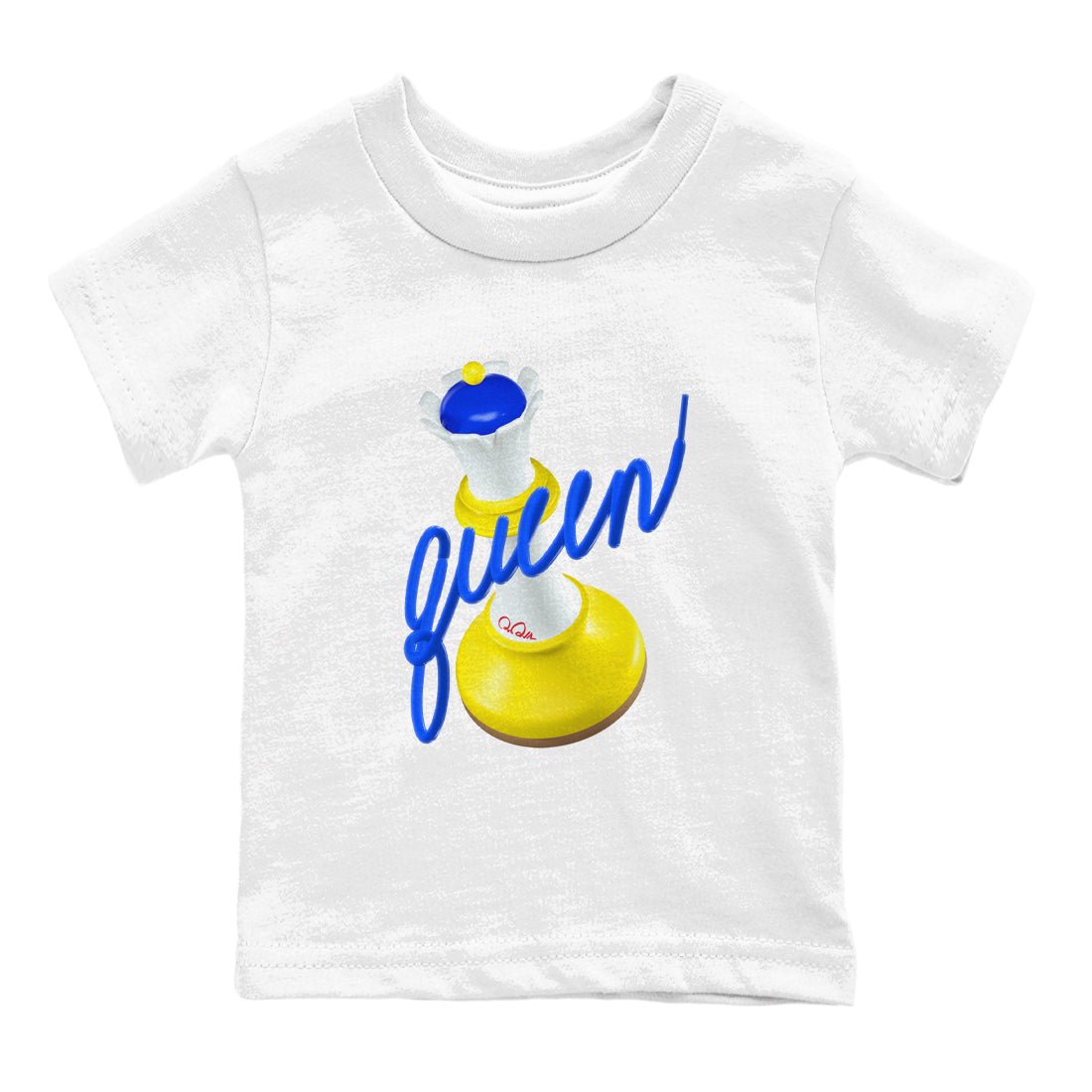 1s Travis Scott Canary shirt to match jordans 3D Queen sneaker tees Air Jordan 1 Travis Scott Canary SNRT sneaker release tees baby toddler White 2 cotton Shirt