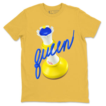 1s Travis Scott Canary shirt to match jordans 3D Queen sneaker tees Air Jordan 1 Travis Scott Canary SNRT Sneaker Release Tees unisex cotton Daisy 2 crew neck shirt