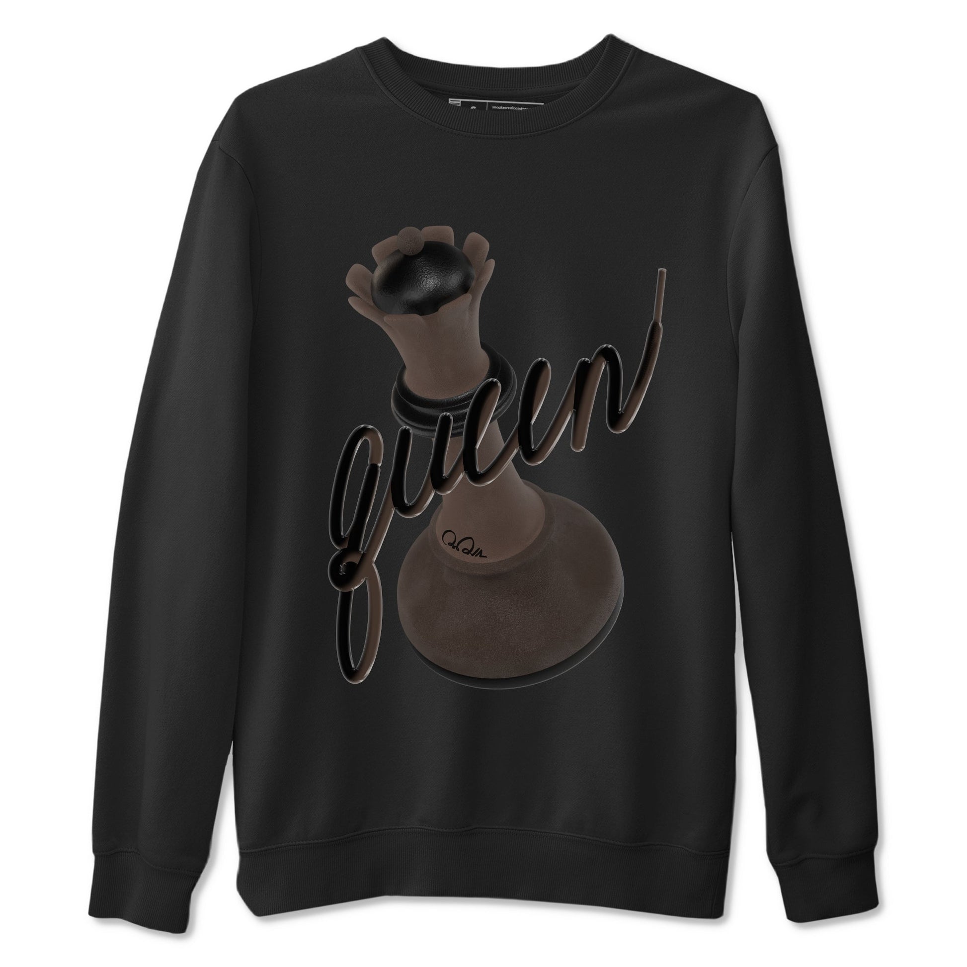 Air Jordan 1 Travis Scott Velvet Brown shirts to match jordans 3D Queen sneaker match tees Travis Scott x Air Jordan 1 Low OG Velvet Brown best t shirts to wear with jordans SNRT Sneaker Tees unisex cotton Black 2 shirts