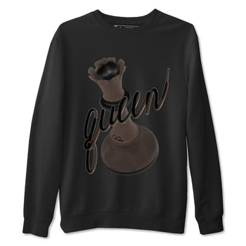 Air Jordan 1 Travis Scott Velvet Brown shirts to match jordans 3D Queen sneaker match tees Travis Scott x Air Jordan 1 Low OG Velvet Brown best t shirts to wear with jordans SNRT Sneaker Tees unisex cotton Black 2 shirts