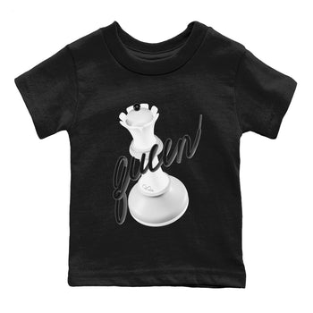 1s Wolf Grey shirts to match jordans 3D Queen sneaker match tees Air Jordan 1 Wolf Grey SNRT Sneaker Tees streetwear brand Baby and Youth Black 2 cotton tee