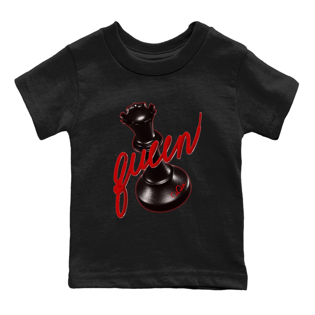 Jordan 11 Low Bred t-shirts to match jordans 3d Queen sneaker match tees Air Jordan 11 Bred graphic tee for sneakerheads SNRT Sneaker Tees Youth Baby Black 2 tee