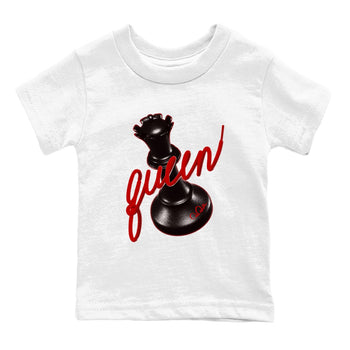 Jordan 11 Low Bred t-shirts to match jordans 3d Queen sneaker match tees Air Jordan 11 Bred graphic tee for sneakerheads SNRT Sneaker Tees Youth Baby White 2 tee