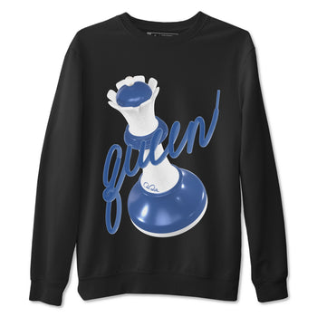 11s Diffused Blue Shirts To Match Jordans 3D Queen sneaker match tees Air Jordan 11 Diffused Blue Tee SNRT Sneaker Release Tees unisex cotton Black 2 crew neck shirts
