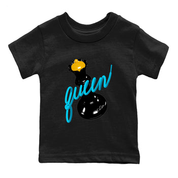 Sneaker match tees – Sneaker Tees To Match Air Jordan 11 Gamma Shoes – 3D Queen Kids T-Shirt Black 2