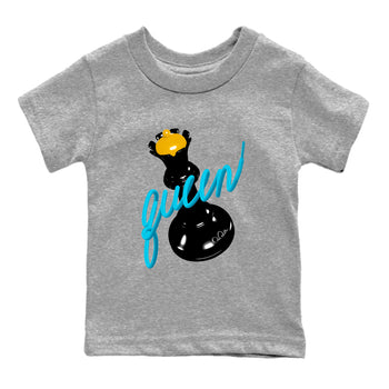 Sneaker match tees – Sneaker Tees To Match Air Jordan 11 Gamma Shoes – 3D Queen Kids T-Shirt Heather Grey 2