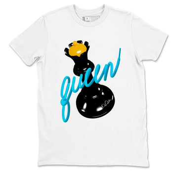 Sneaker match tees – Sneaker Tees To Match Air Jordan 11 Gamma Shoes – 3D Queen Tee White 2