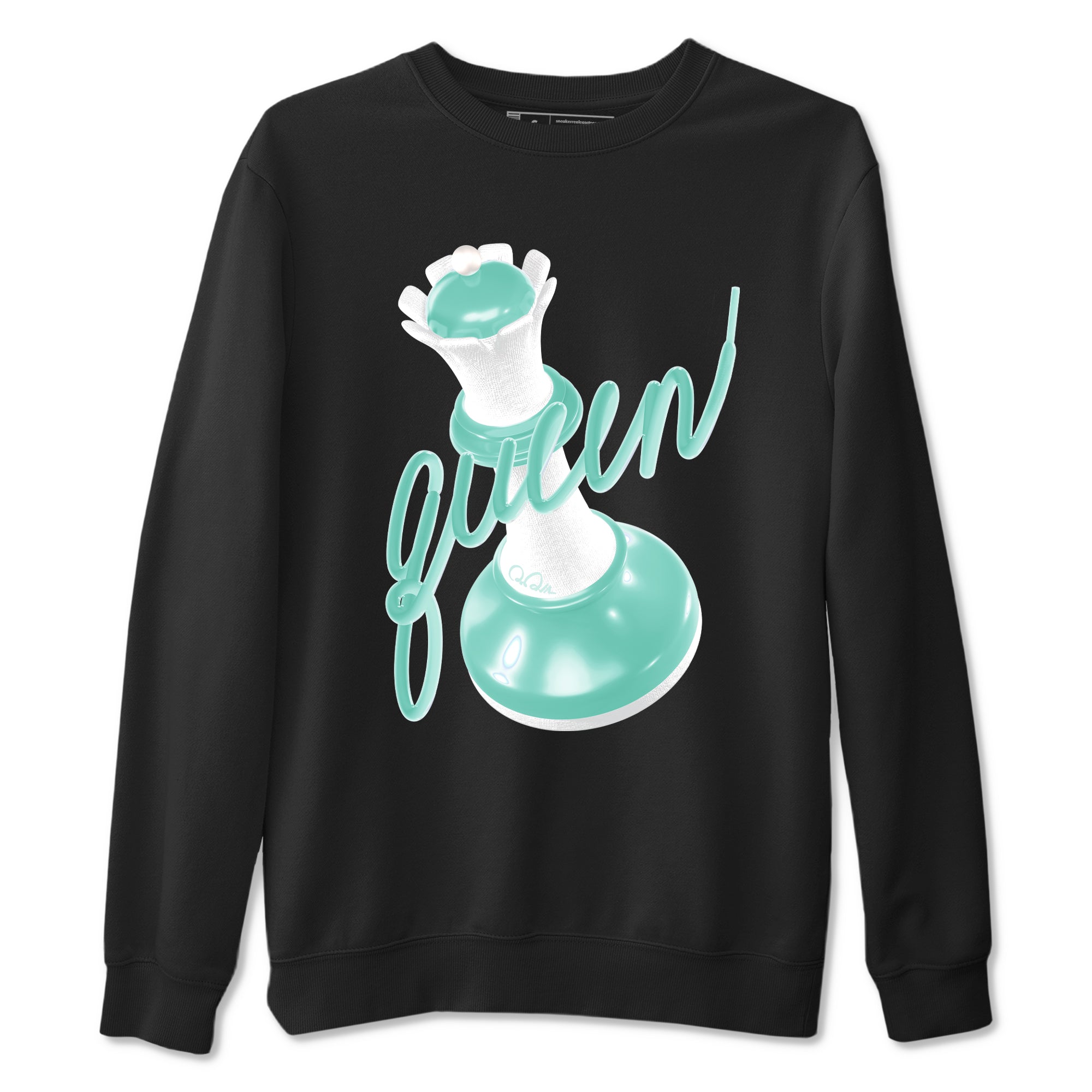 3D Queen sneaker match t-shirt styled to complete your fit with the Air Jordan 11 Igloo sneakers, shown in Black 2.