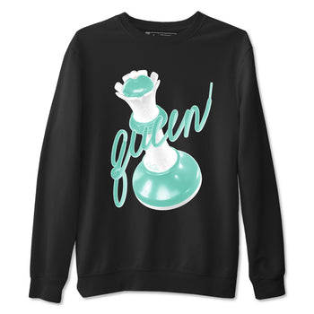 3D Queen sneaker match t-shirt styled to complete your fit with the Air Jordan 11 Igloo sneakers, shown in Black 2.