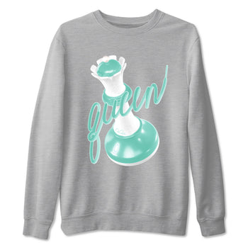 3D Queen sneaker match t-shirt styled to complete your fit with the Air Jordan 11 Igloo sneakers, shown in Heather Grey 2.