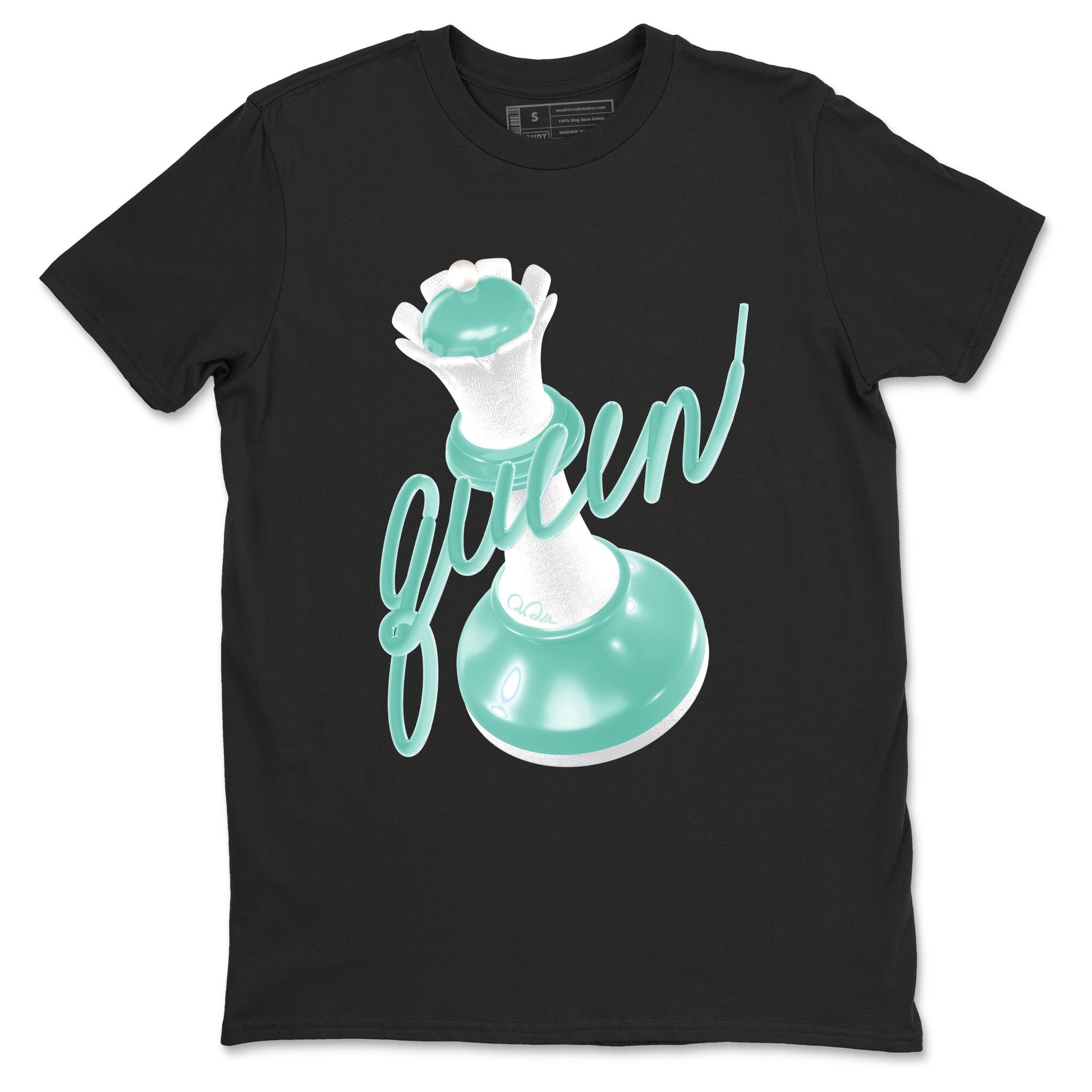 3D Queen sneaker match t-shirt styled to complete your fit with the Air Jordan 11 Igloo sneakers, shown in Black 2.