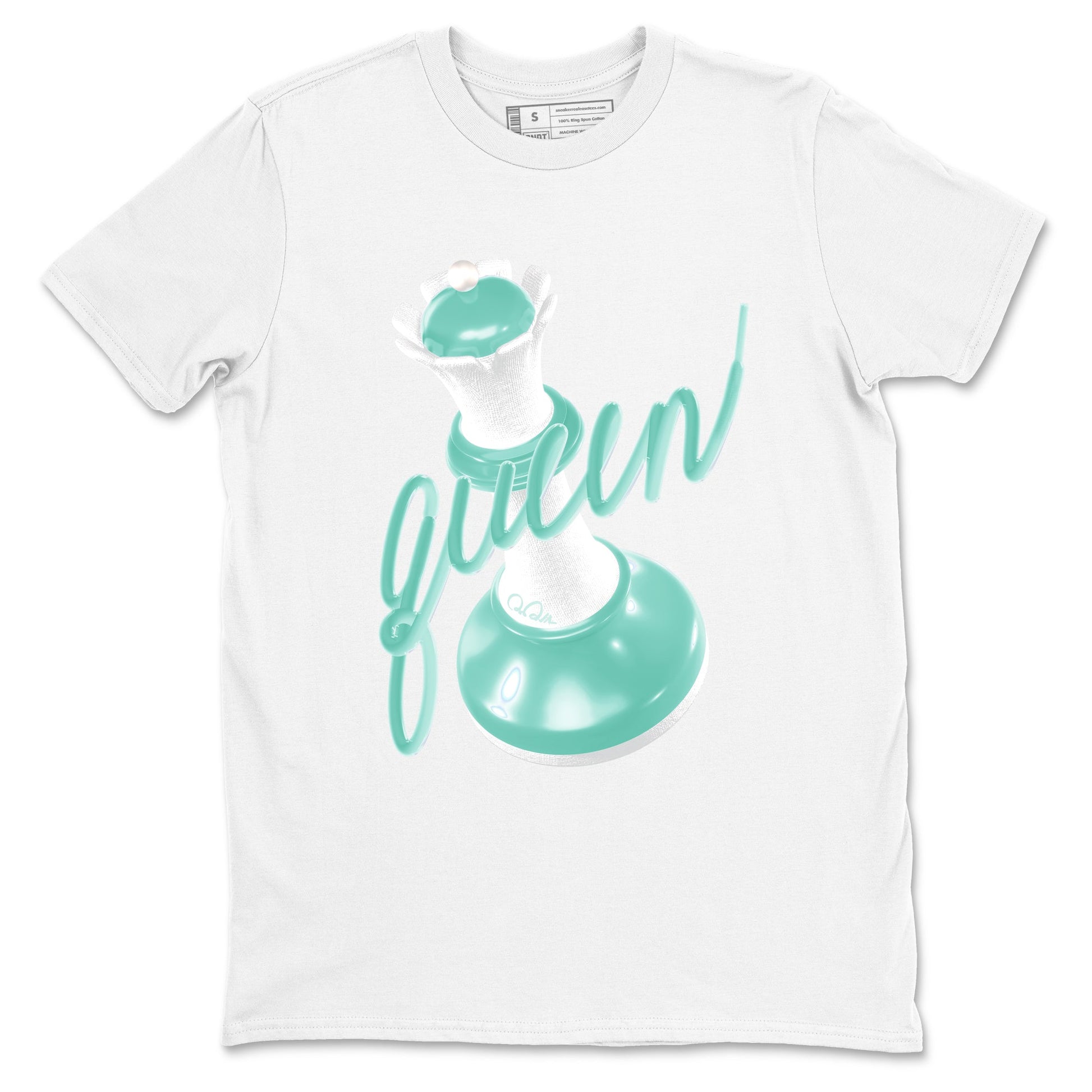 3D Queen sneaker match t-shirt styled to complete your fit with the Air Jordan 11 Igloo sneakers, shown in White 2.