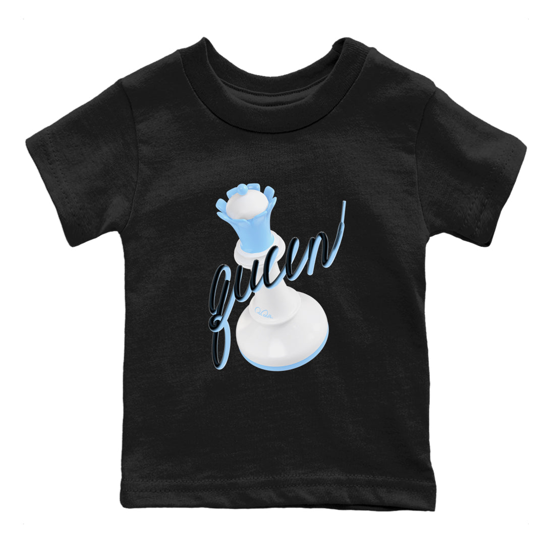 11s Retro Legend Blue shirts to match jordans 3D Queen sneaker match tees Air Jordan 11 Legend Blue best t shirts to wear with jordans SNRT Sneaker Tees Youth Baby Black 2 tee