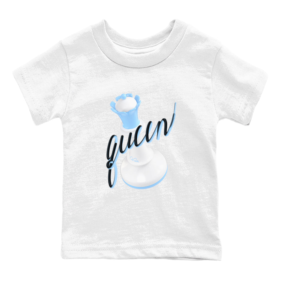 11s Retro Legend Blue shirts to match jordans 3D Queen sneaker match tees Air Jordan 11 Legend Blue best t shirts to wear with jordans SNRT Sneaker Tees Youth Baby White 2 tee