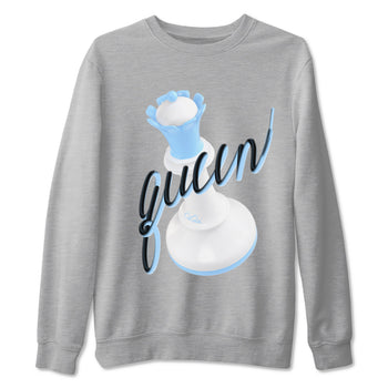 11s Retro Legend Blue shirts to match jordans 3D Queen sneaker match tees Air Jordan 11 Legend Blue best t shirts to wear with jordans SNRT Sneaker Tees unisex cotton Heather Grey 2 shirts