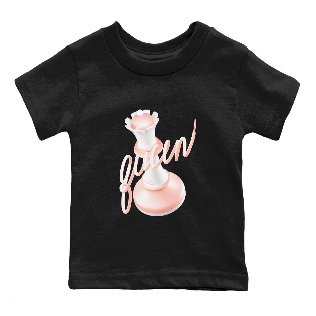 11s Legend Pink shirts to match jordans 3D Queen sneaker match tees Air Jordan 11 Legend Pink SNRT Sneaker Tees streetwear brand Baby and Youth Black 2 cotton tee
