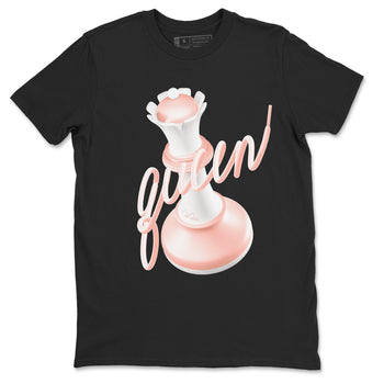 11s Legend Pink shirts to match jordans 3D Queen sneaker match tees Air Jordan 11 Legend Pink SNRT Sneaker Tees streetwear brand Black 2 unisex cotton tee