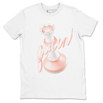 11s Legend Pink shirts to match jordans 3D Queen sneaker match tees Air Jordan 11 Legend Pink SNRT Sneaker Tees streetwear brand White 2 unisex cotton tee