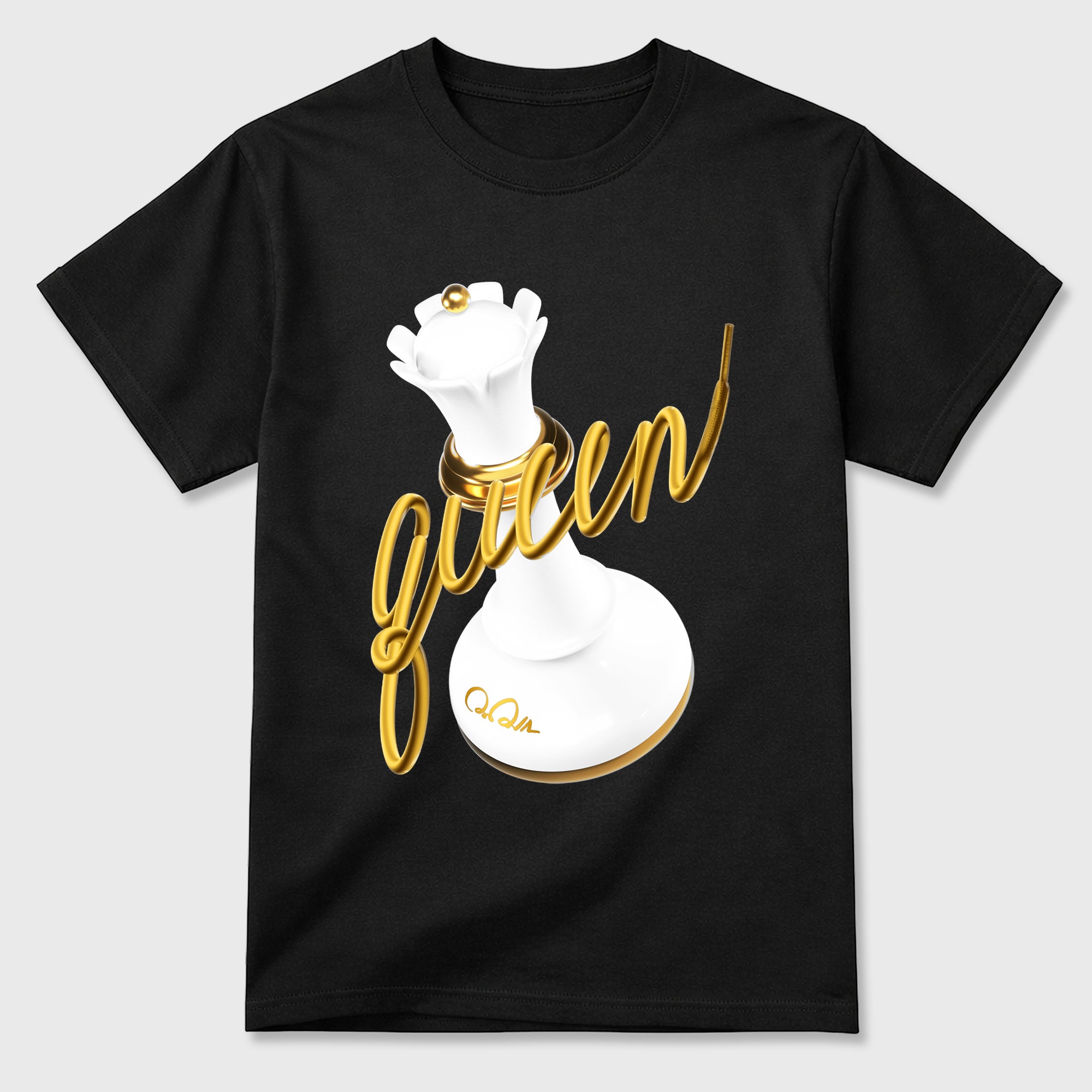 Sneaker match tees – Sneaker Tees To Match Air Jordan 11 Mother's Day Shoes – 3D Queen Tee Black 2