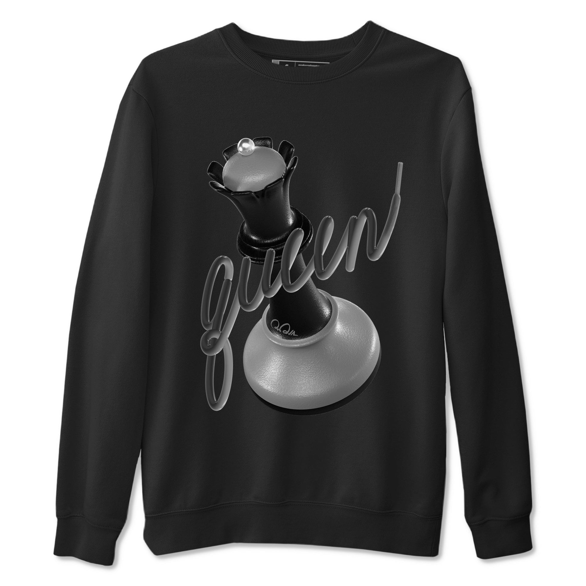 12s Black Wolf Grey shirts to match jordans 3D Queen sneaker match tees Air Jordan 12 Barons match shoes to clothes SNRT Sneaker Tees unisex cotton Black 2 shirts