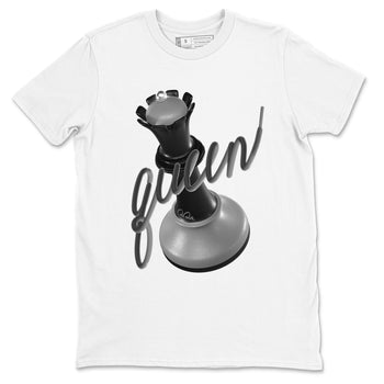 12s Black Wolf Grey shirts to match jordans 3D Queen sneaker match tees Air Jordan 12 Barons match shoes to clothes SNRT Sneaker Tees unisex cotton White 2 shirts