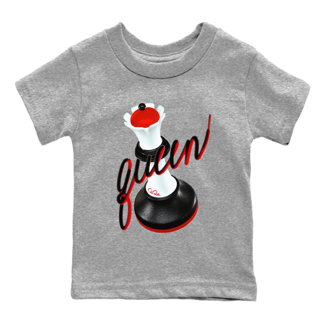 12s Taxi Flip shirts to match jordans 3D Queen sneaker match tees Air Jordan 12 Taxi Flip SNRT Sneaker Tees streetwear brand Baby and Youth Heather Grey 2 cotton tee