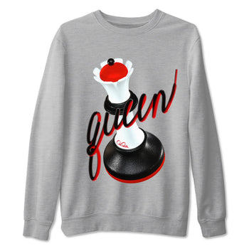 12s Taxi Flip shirts to match jordans 3D Queen sneaker match tees Air Jordan 12 Taxi Flip SNRT Sneaker Tees streetwear brand Heather Grey 2 unisex cotton tee