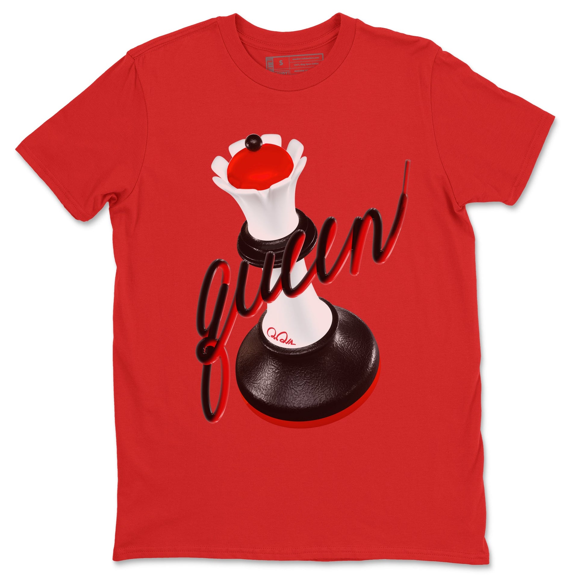12s Taxi Flip shirts to match jordans 3D Queen sneaker match tees Air Jordan 12 Taxi Flip SNRT Sneaker Tees streetwear brand Red 2 unisex cotton tee