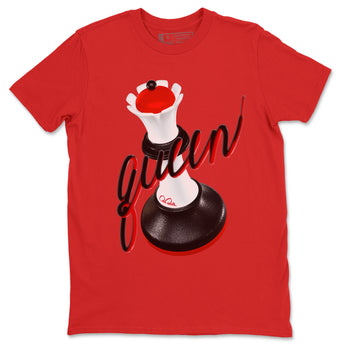 12s Taxi Flip shirts to match jordans 3D Queen sneaker match tees Air Jordan 12 Taxi Flip SNRT Sneaker Tees streetwear brand Red 2 unisex cotton tee