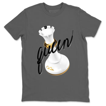 12s Taxi Sneaker match tees – Sneaker Tees To Match Air Jordan 12 Taxi Shoes – 3D Queen Tee Cool Grey 2