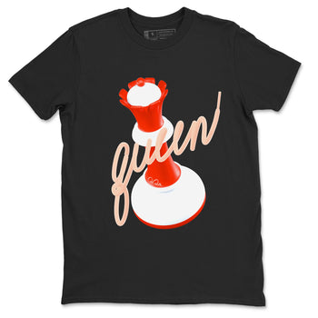 13s Dune Red shirts to match jordans 3D Queen sneaker match tees Air Jordan 13 Dune Red SNRT Sneaker Tees streetwear brand Black 2 unisex cotton tee