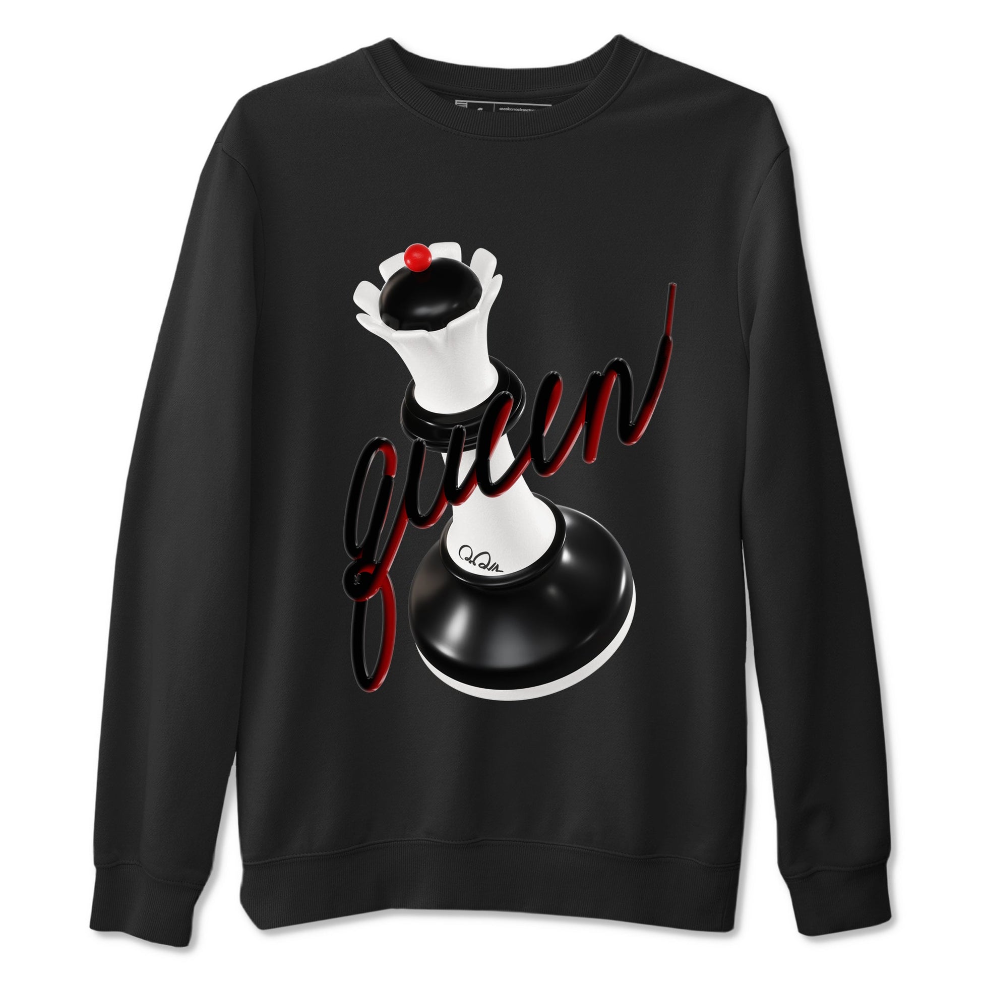 14s Black Toe shirts to match jordans 3D Queen graphic tees Air Jordan 14 Black Toe t shirts to match sneakers SNRT Sneaker Tees unisex cotton Black 2 shirts