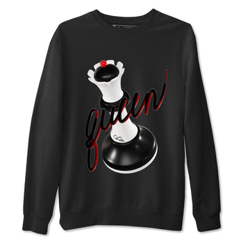 14s Black Toe shirts to match jordans 3D Queen graphic tees Air Jordan 14 Black Toe t shirts to match sneakers SNRT Sneaker Tees unisex cotton Black 2 shirts