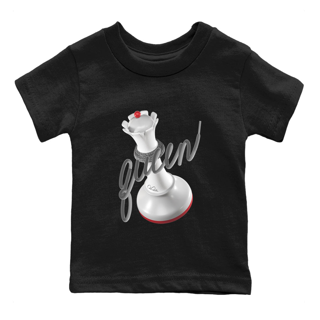 3s Cement Grey shirts to match jordans 3D Queen sneaker match tees Air Jordan 3 Cement Grey SNRT Sneaker Release Tees Youth Baby Black 2 crew neck shirts